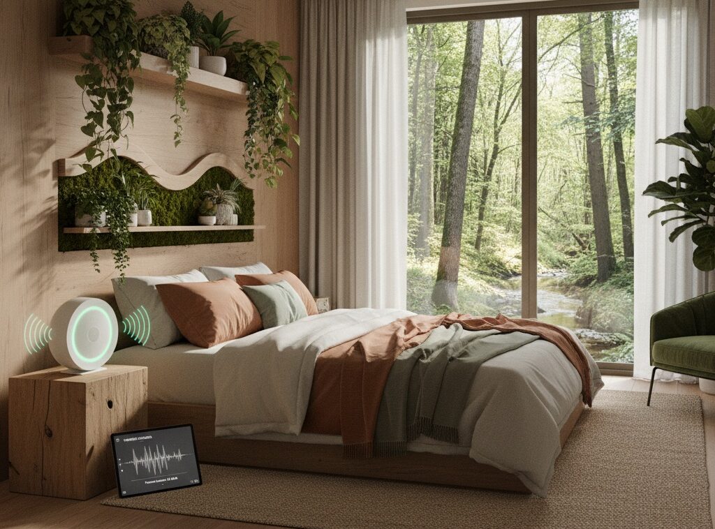 Nature sounds and biophilic design: bringing the outdoors into your sleep space