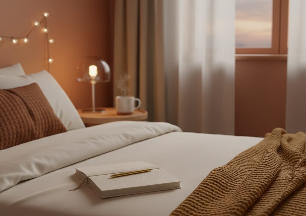 Evening reflection prompts that regulate your mood overnight