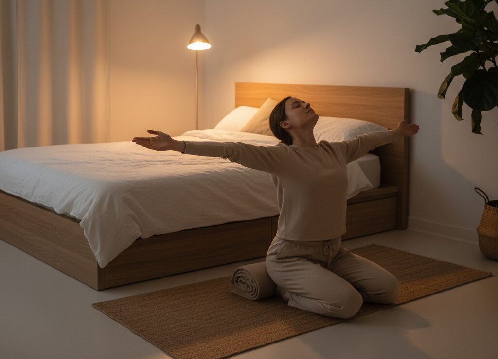 Pre-bed stretching for desk workers: 4 mobility moves to reset posture